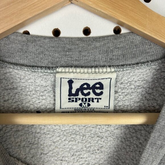 Nebraska Cornhuskers 90s Crewneck Medium Embroidered Gray USA Sweatshirt Red Y2K - Picture 5 of 6